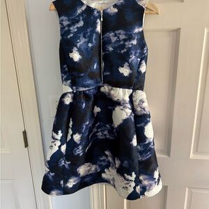 Stylish Blue and White Kate Spade Dress - Size 10